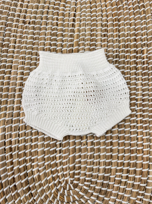 Culotte uncinetto Bianco
