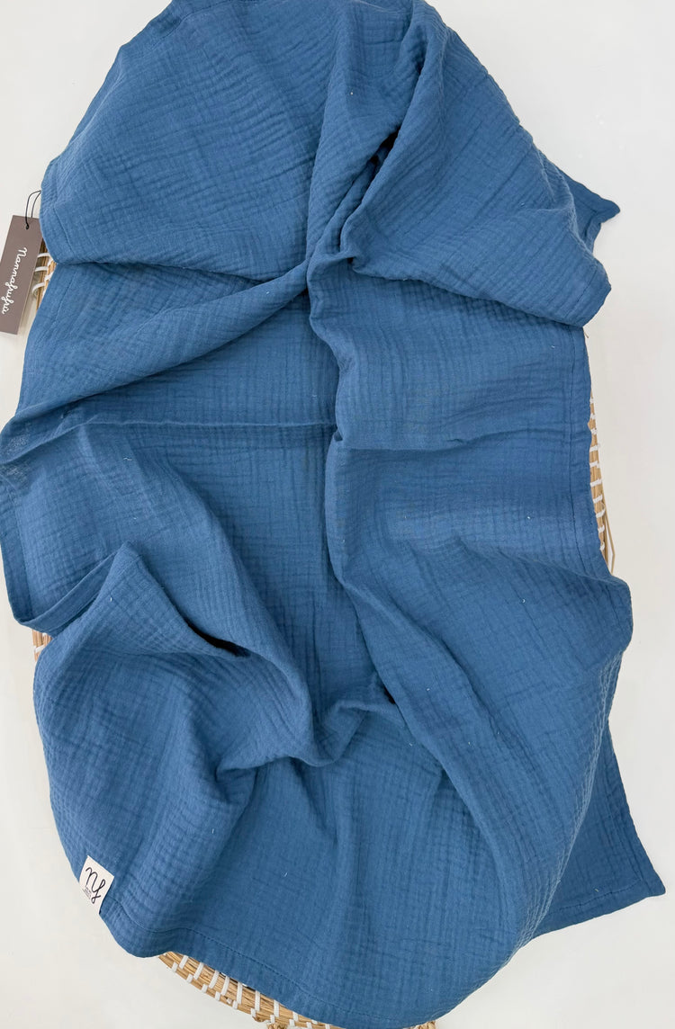 Mussola in cotone Denim