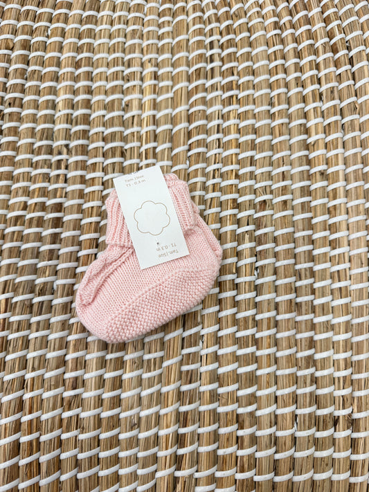 Babbucce treccia rosa