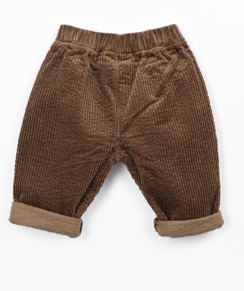 Pantalone PlayUp velluto marrone