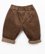 Pantalone PlayUp velluto marrone
