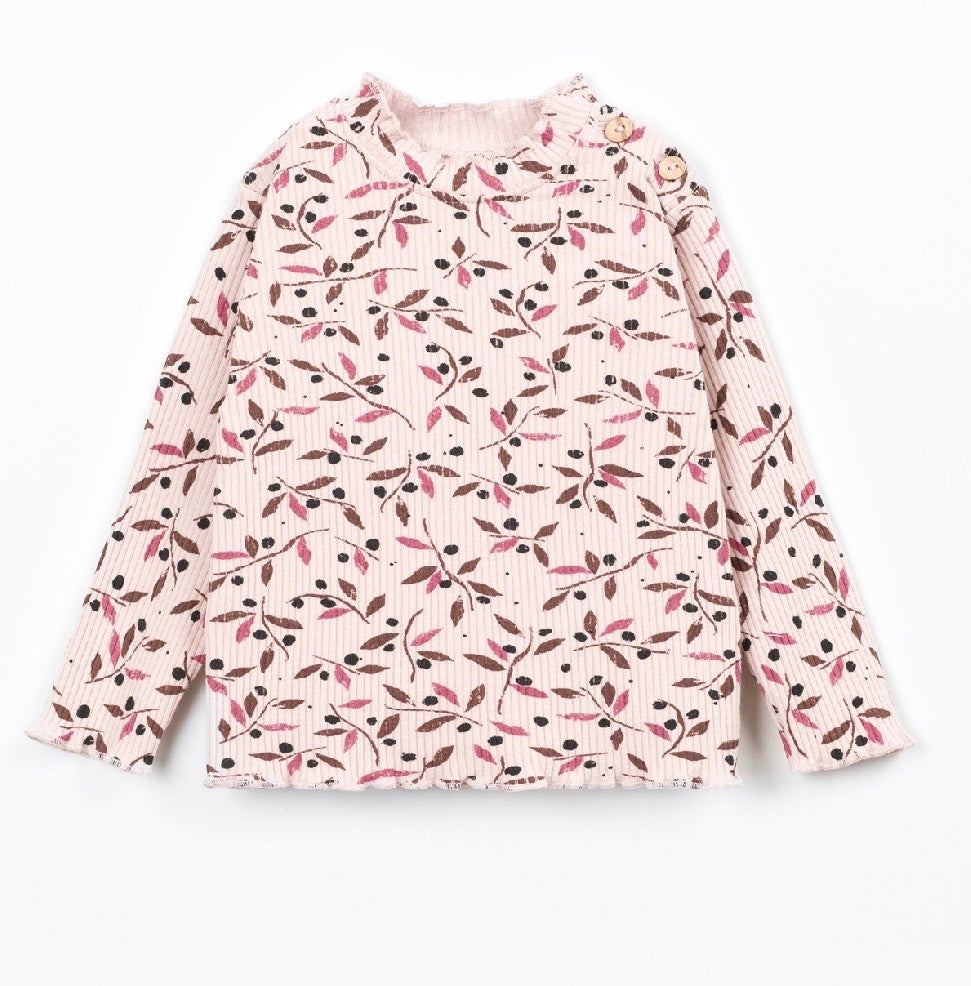 T-shirt fiori PlayUp