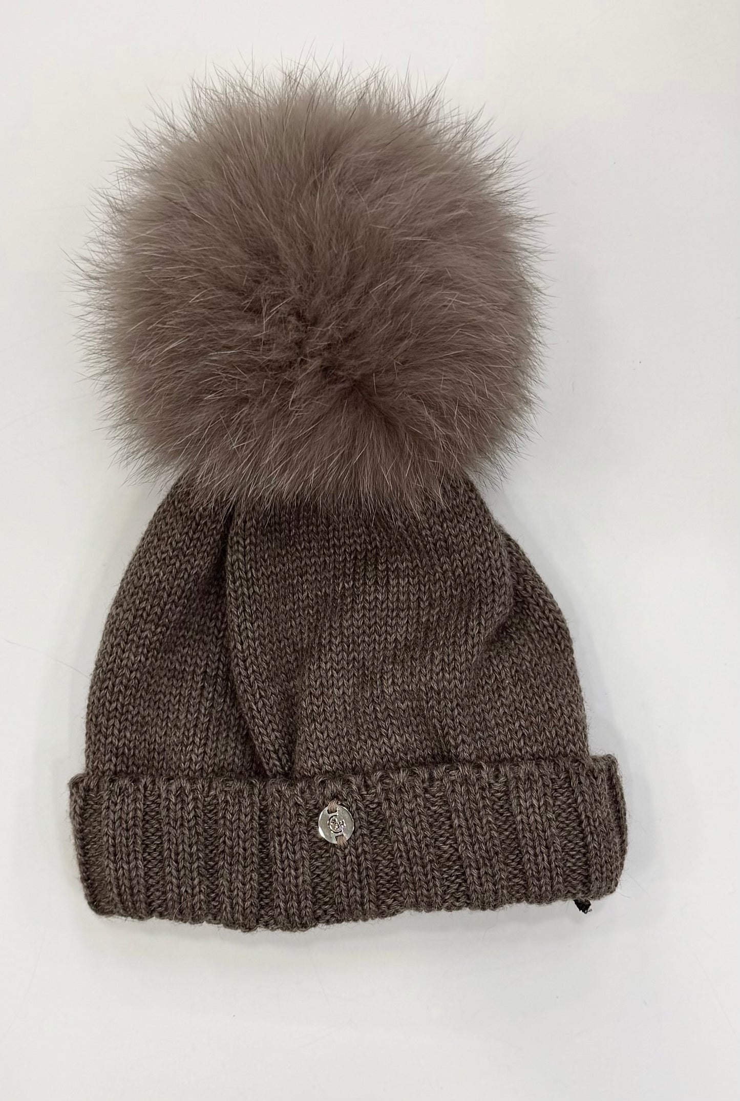 Cappello PonPom fango