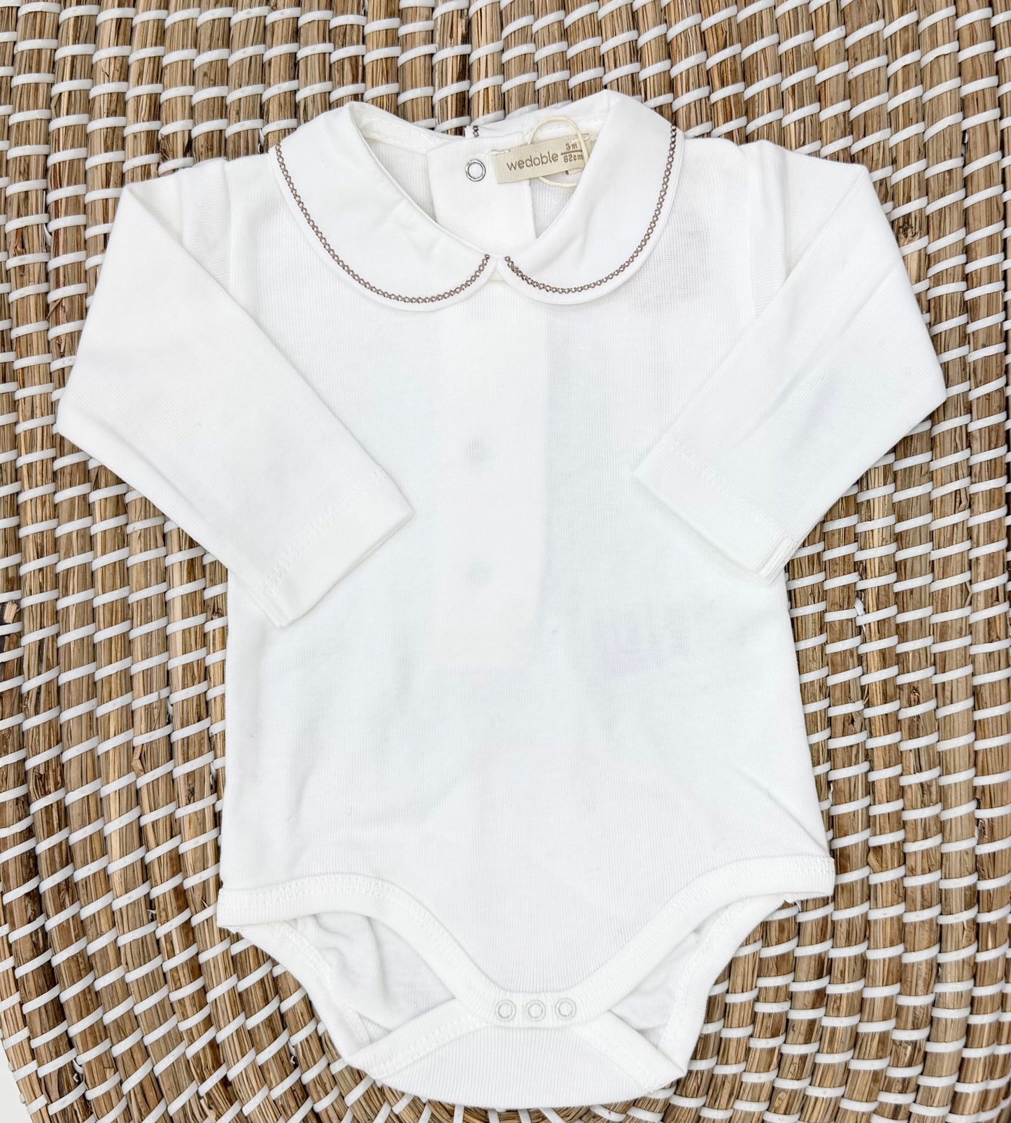 Body polo nocciola wedoble