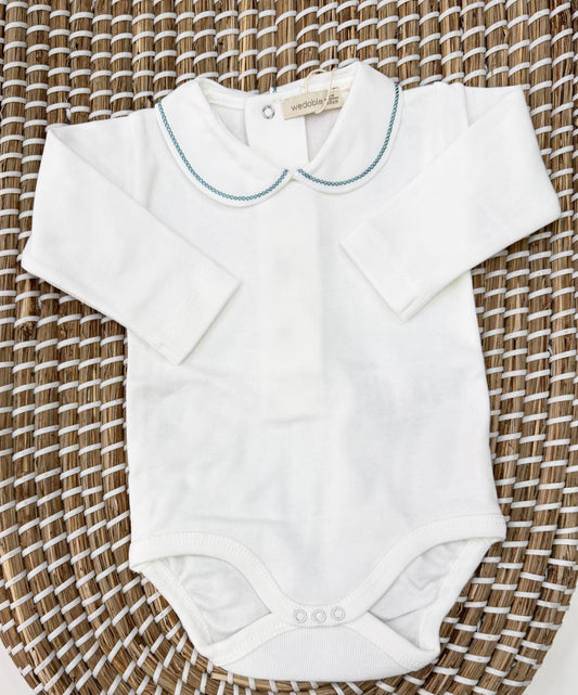Body polo turchese wedoble
