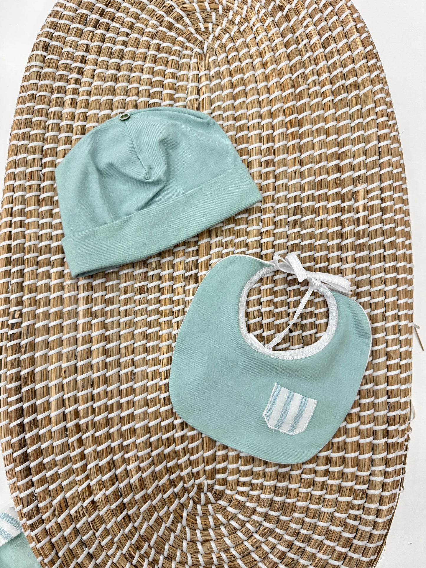 Coordinato verde righe