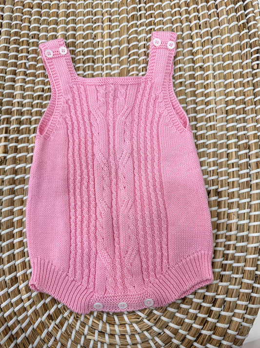 Salopette treccia pink