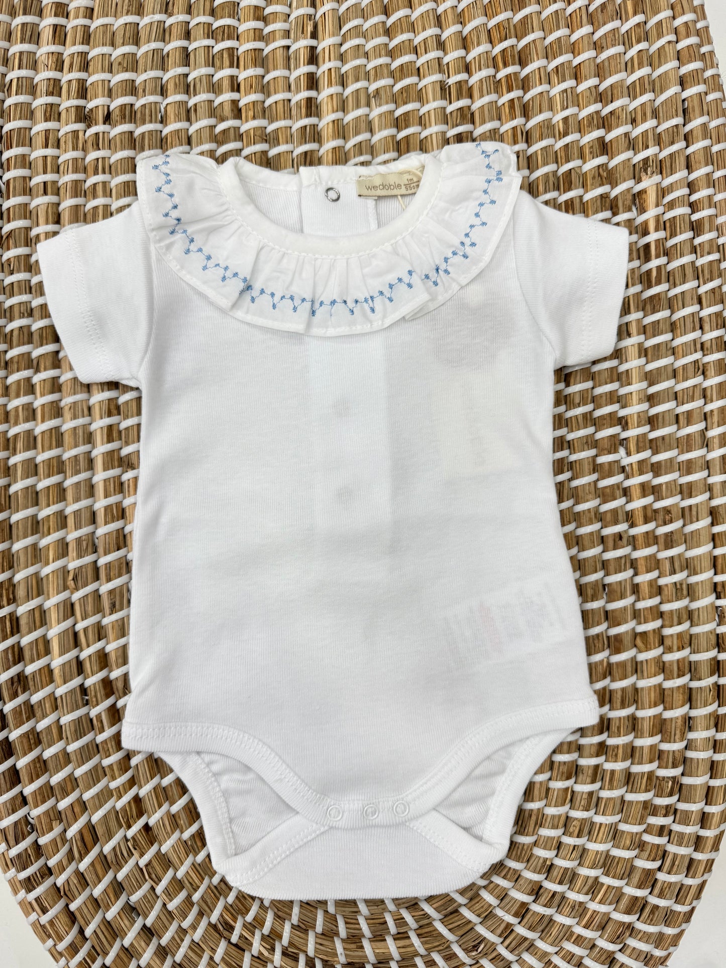 Body collo largo azzurro