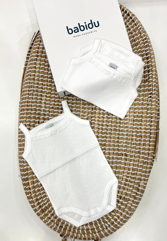 Body Ricamo bianco