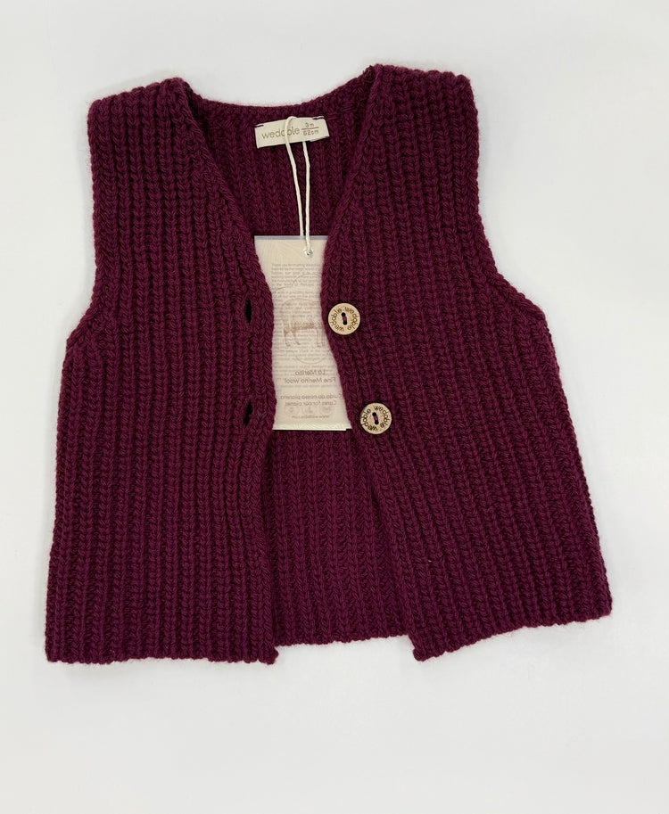 Gilet wedoble prugna