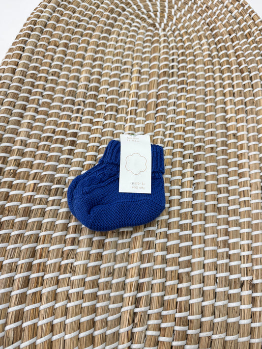 Babbucce treccia blue