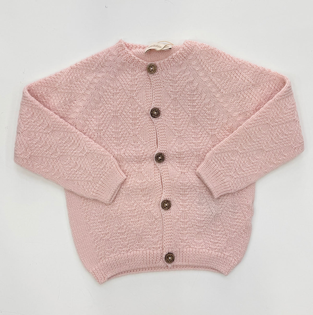 Cardigan wedoble rosa