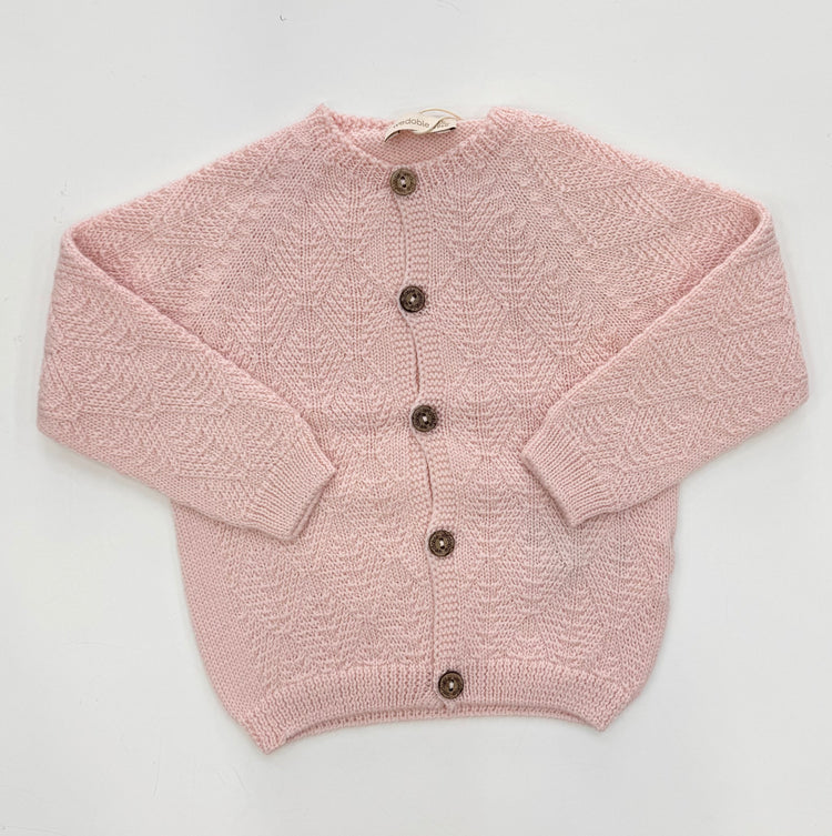 Cardigan wedoble rosa