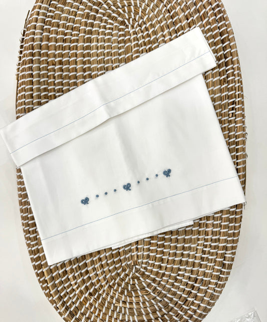 Set Lenzuola celeste polvere