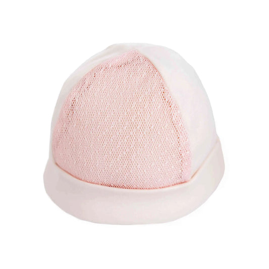 Cappellino tulle rosa