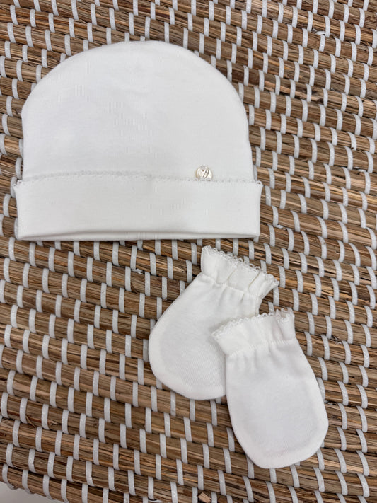 cappellino e muffole Puretè