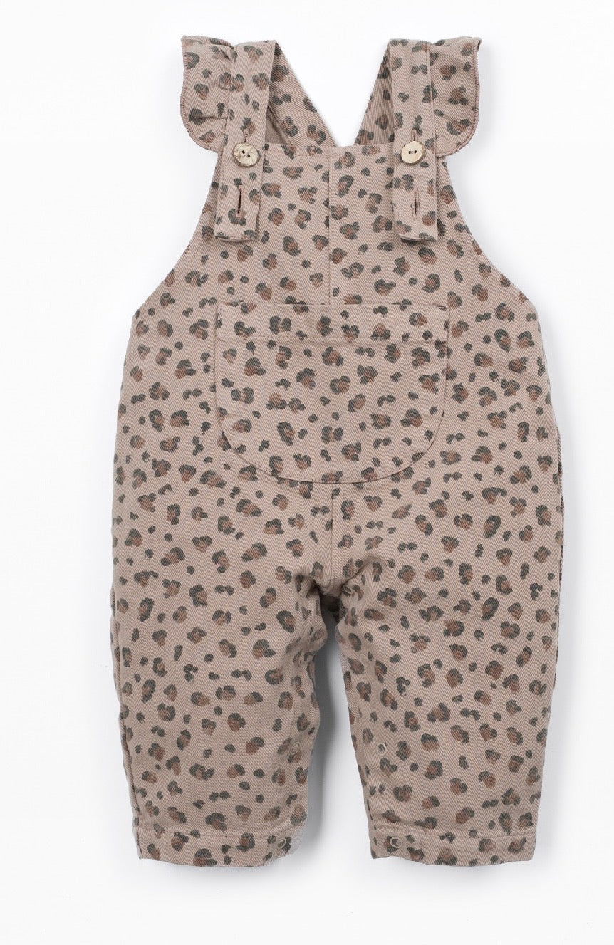 Salopette jeans PlayUp maculata