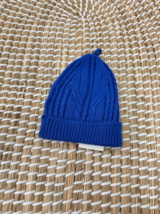 Cappello treccia blu
