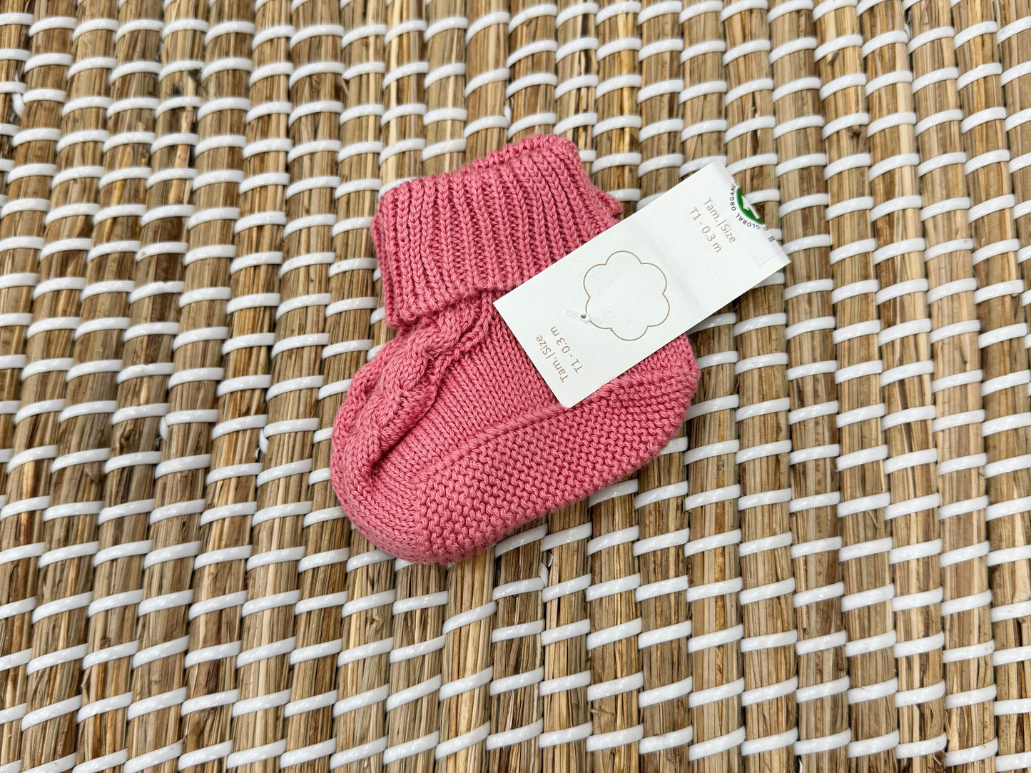 Babbucce treccia rosa medio