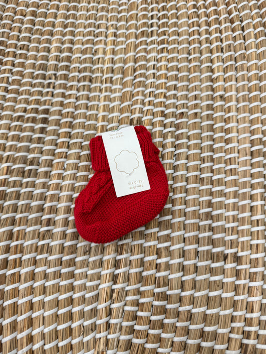 Babbucce treccia red