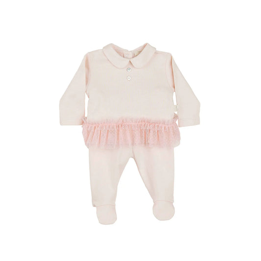 2 pezzi tulle rosa