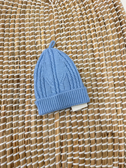 Cappello treccia azzurro