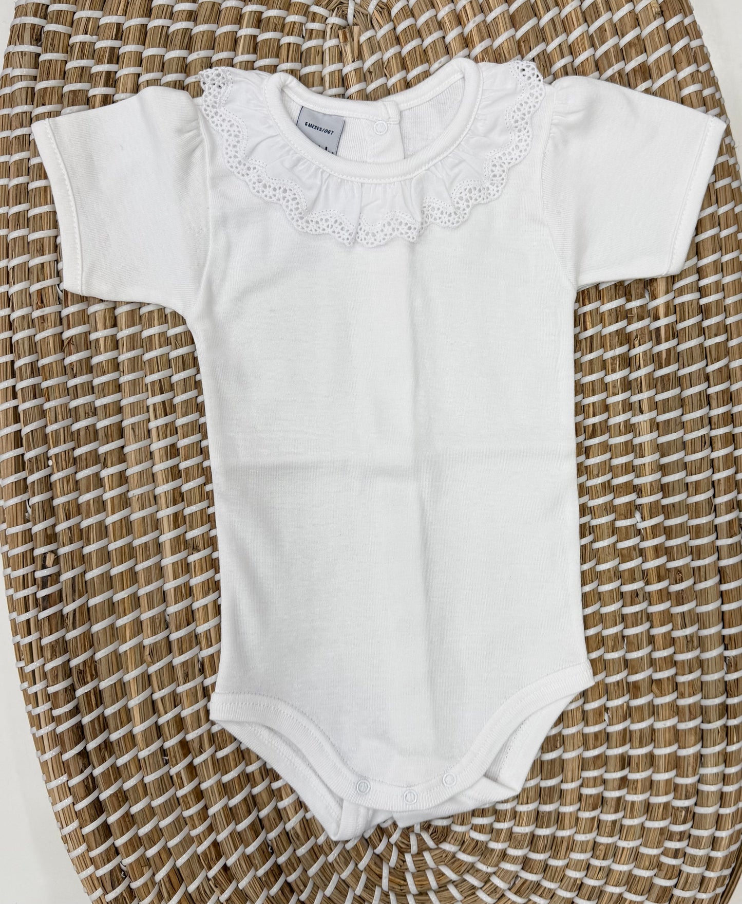 Body collo ricamo