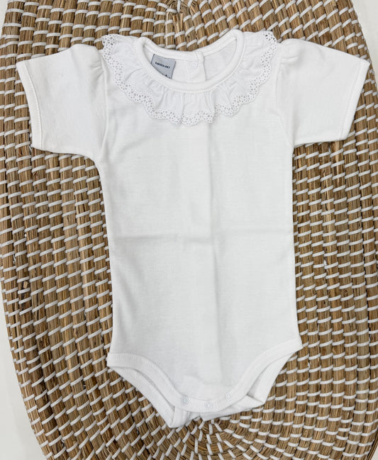 Body collo ricamo