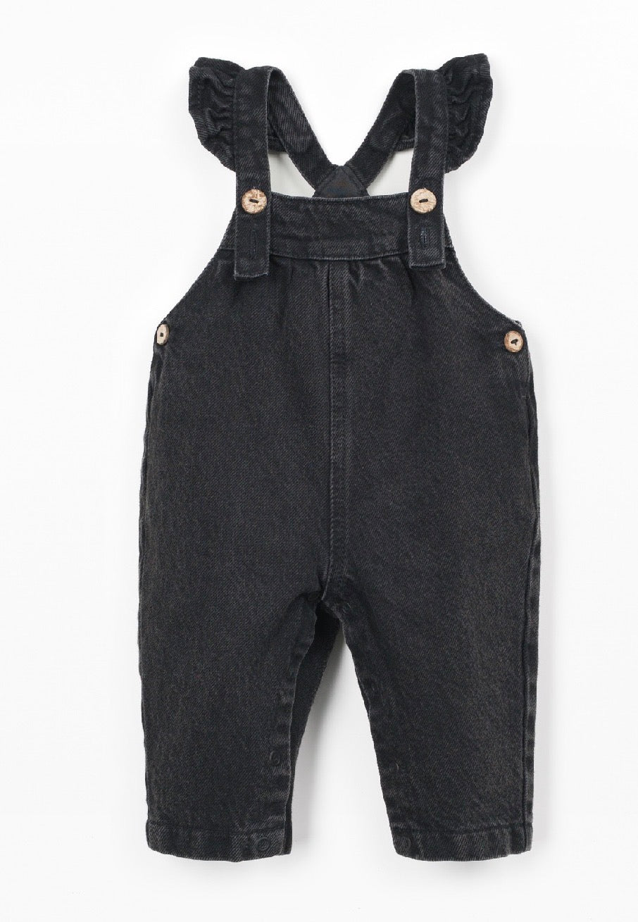 Salopette jeans PlayUp nero