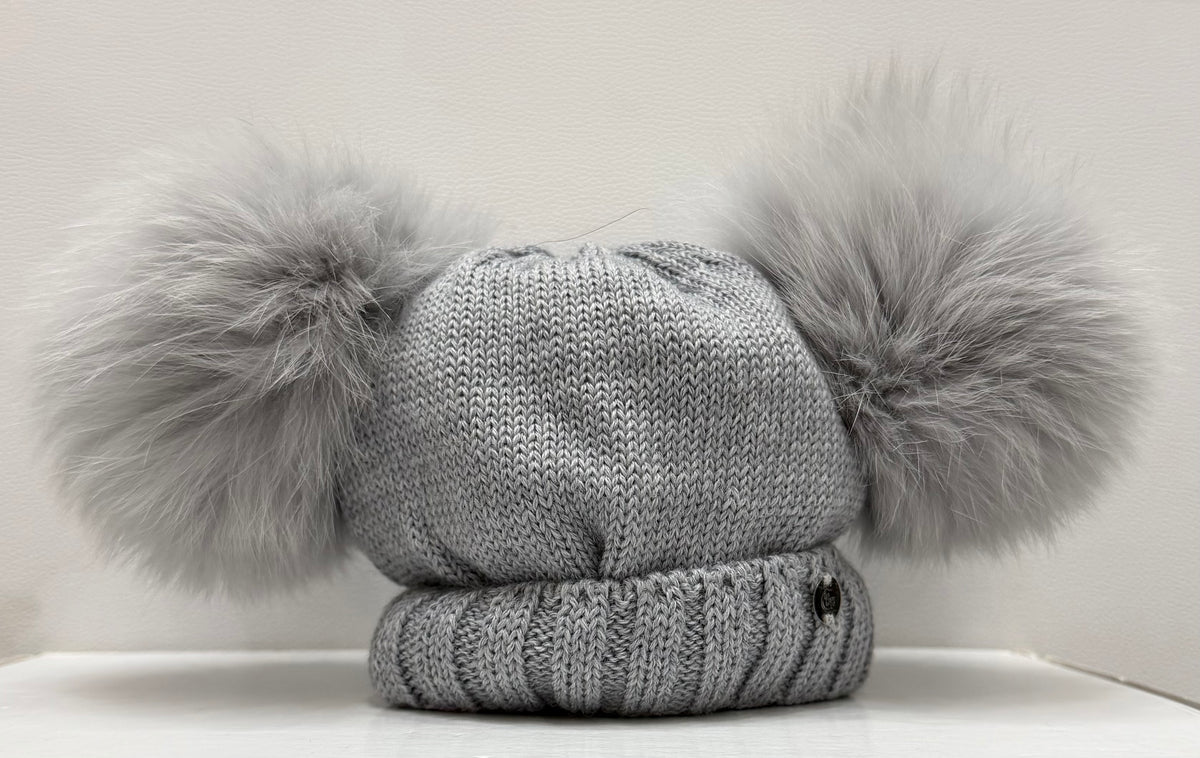 Cappello doppio PonPom