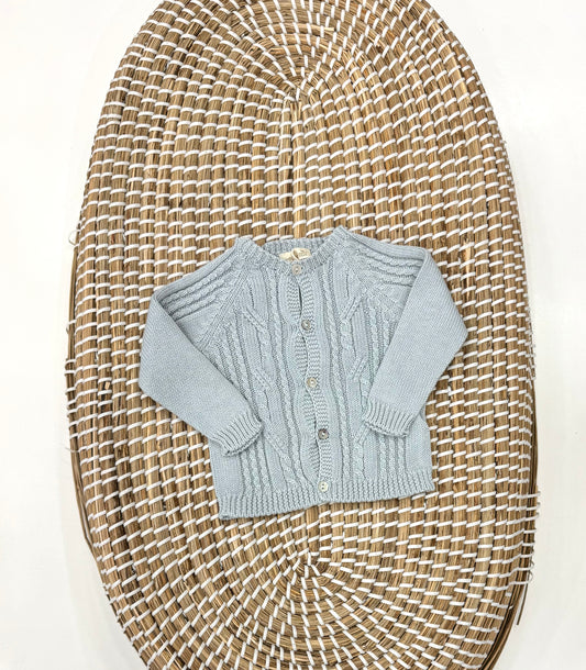 Cardigan Treccia Azul