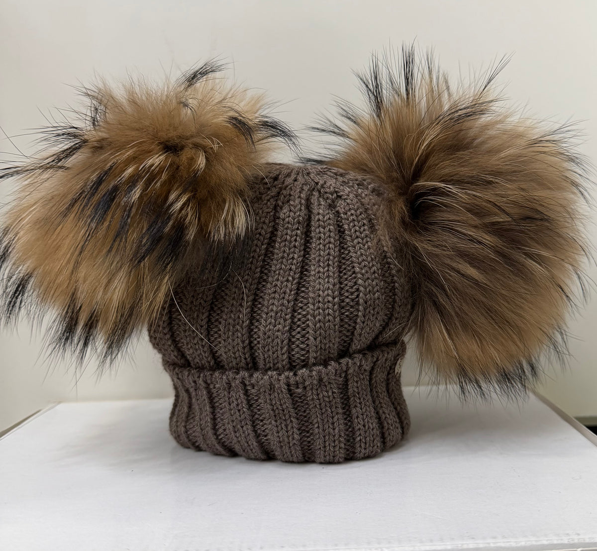Cappello doppio PonPom