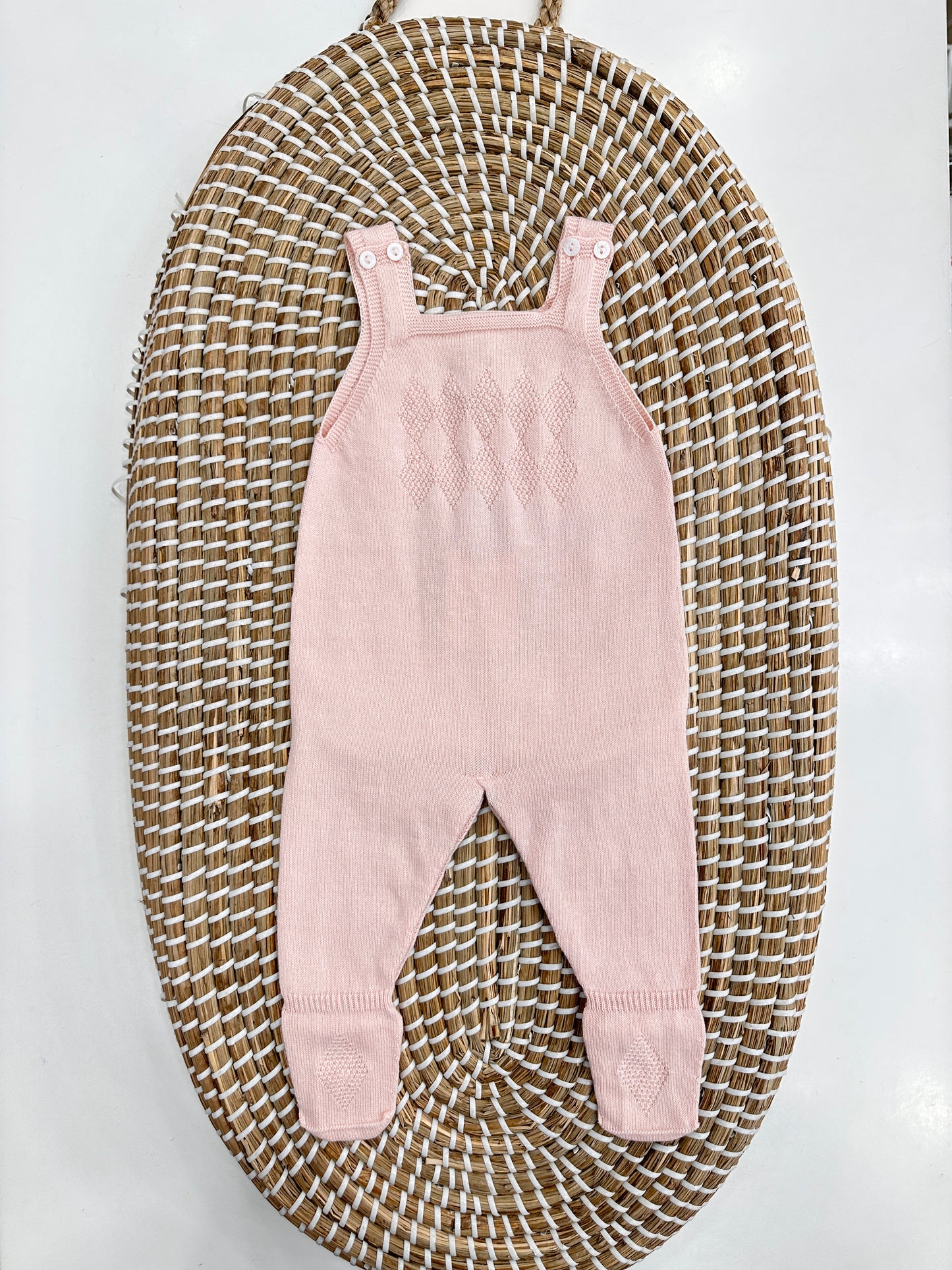 Salopette wedoble Bianca-azzurra o rosa