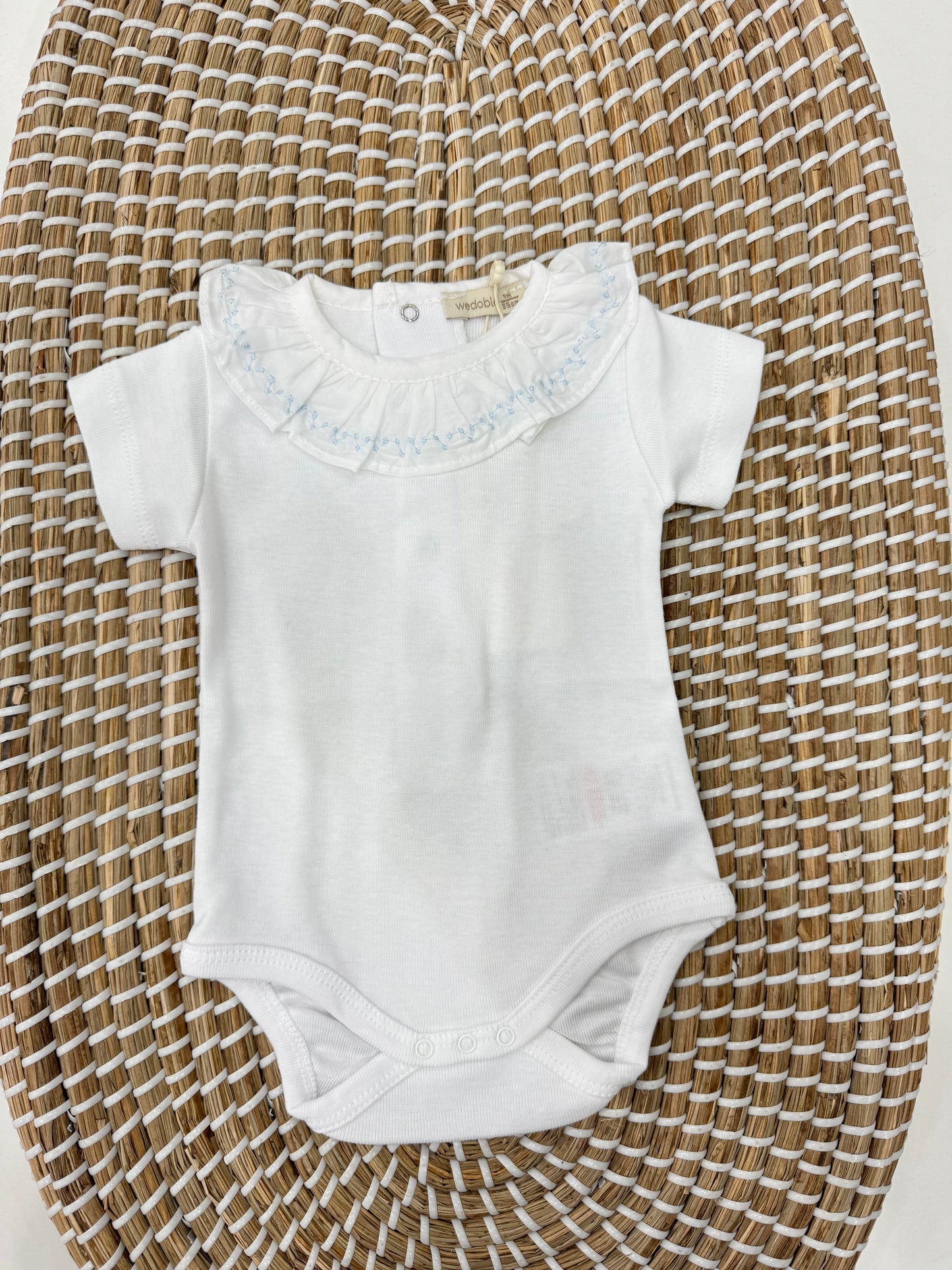 Body collo largo azul