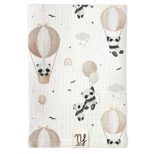 Mussola in cotone Panda