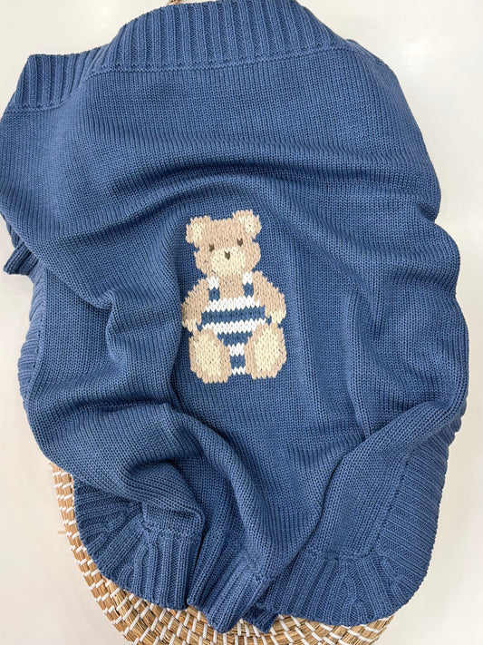 Scialle orso Denim