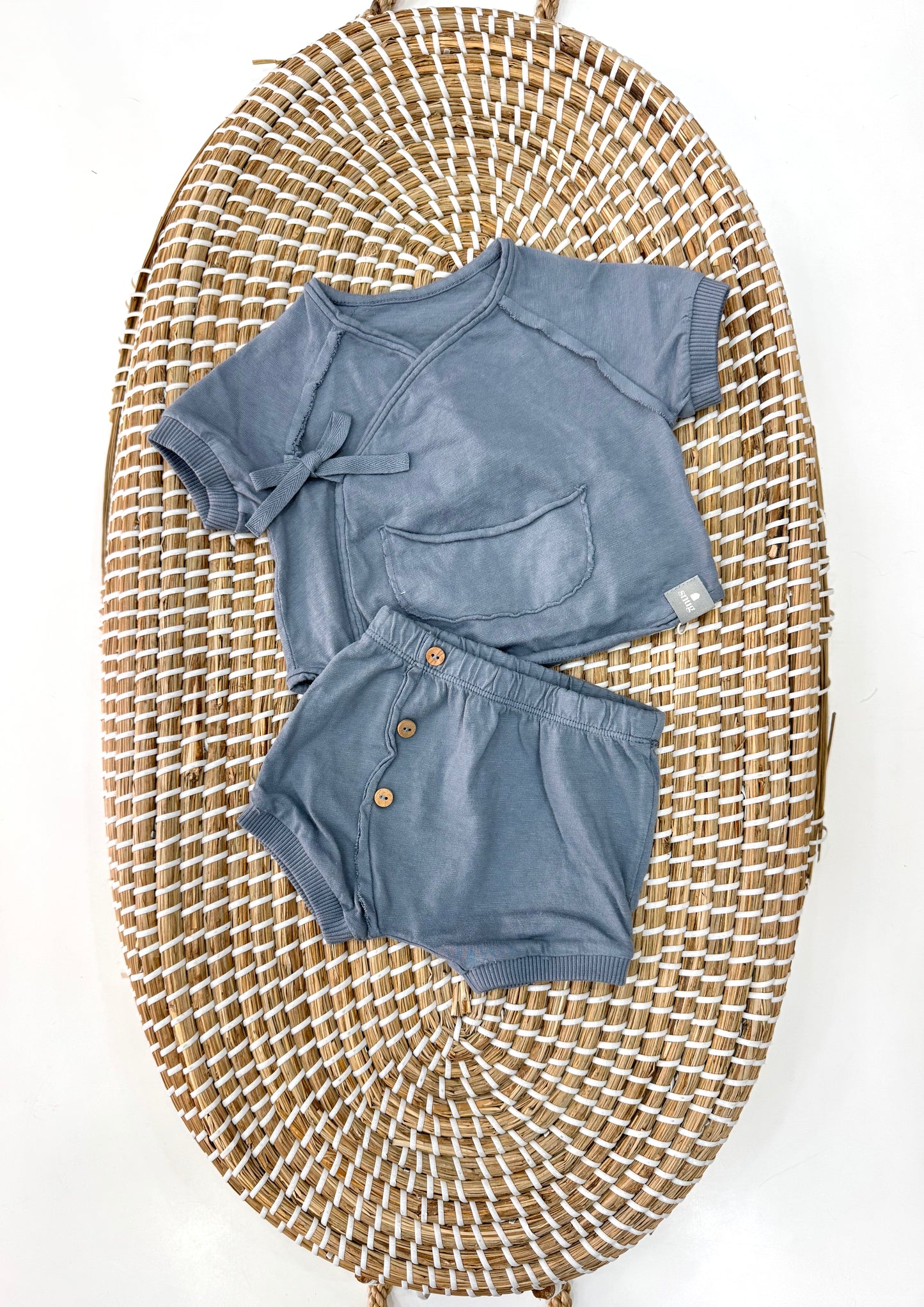 Completino incrocio blu