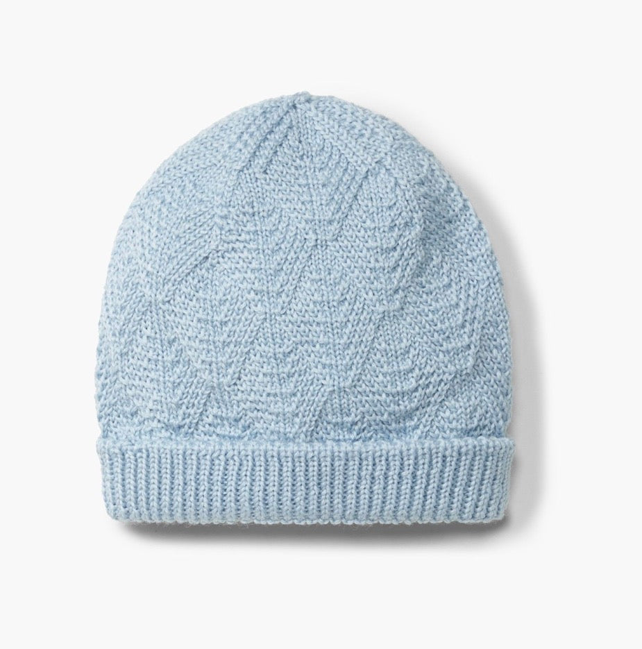Cappellino wedoble celeste