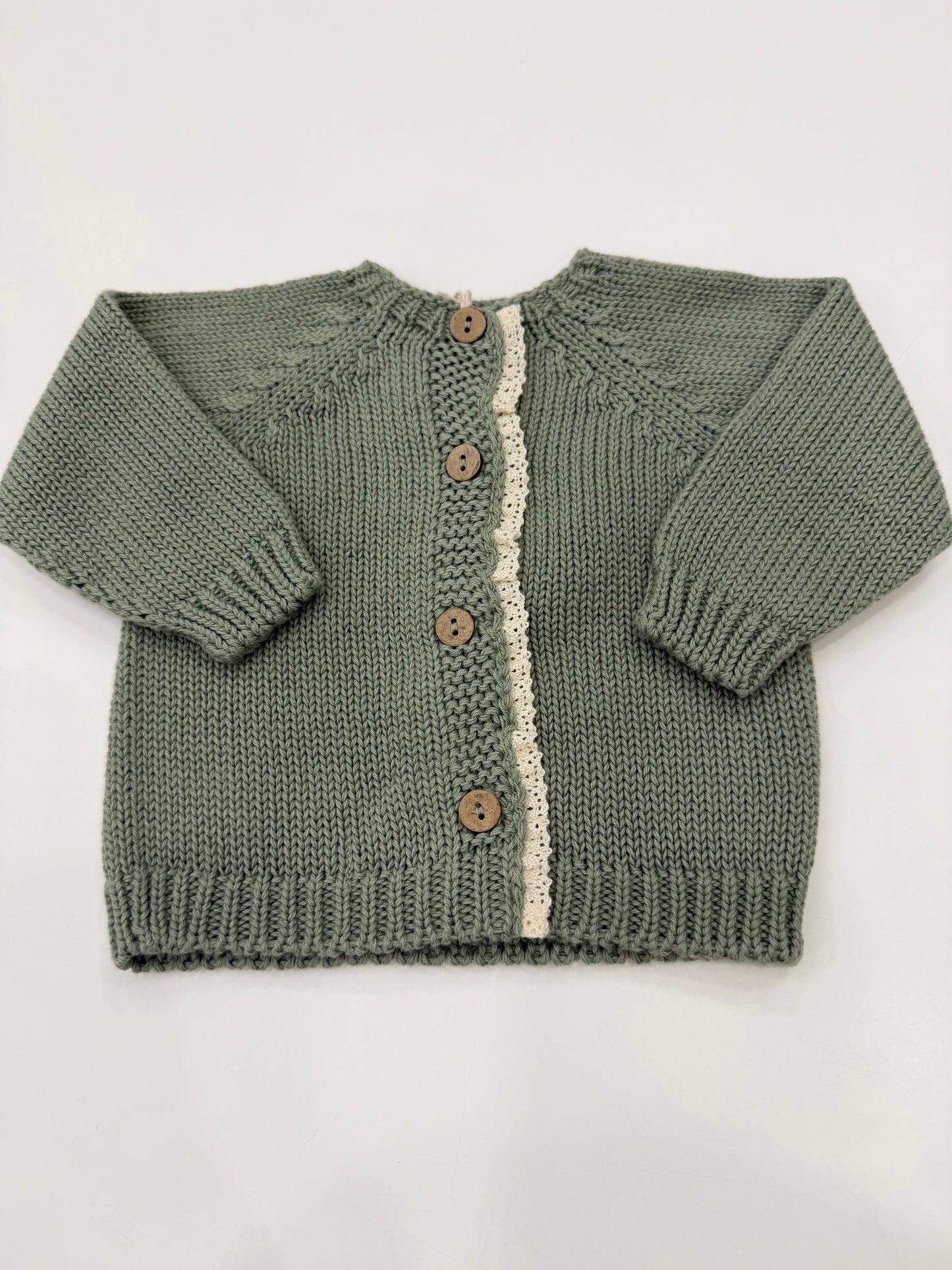 Cardigan green Li&me
