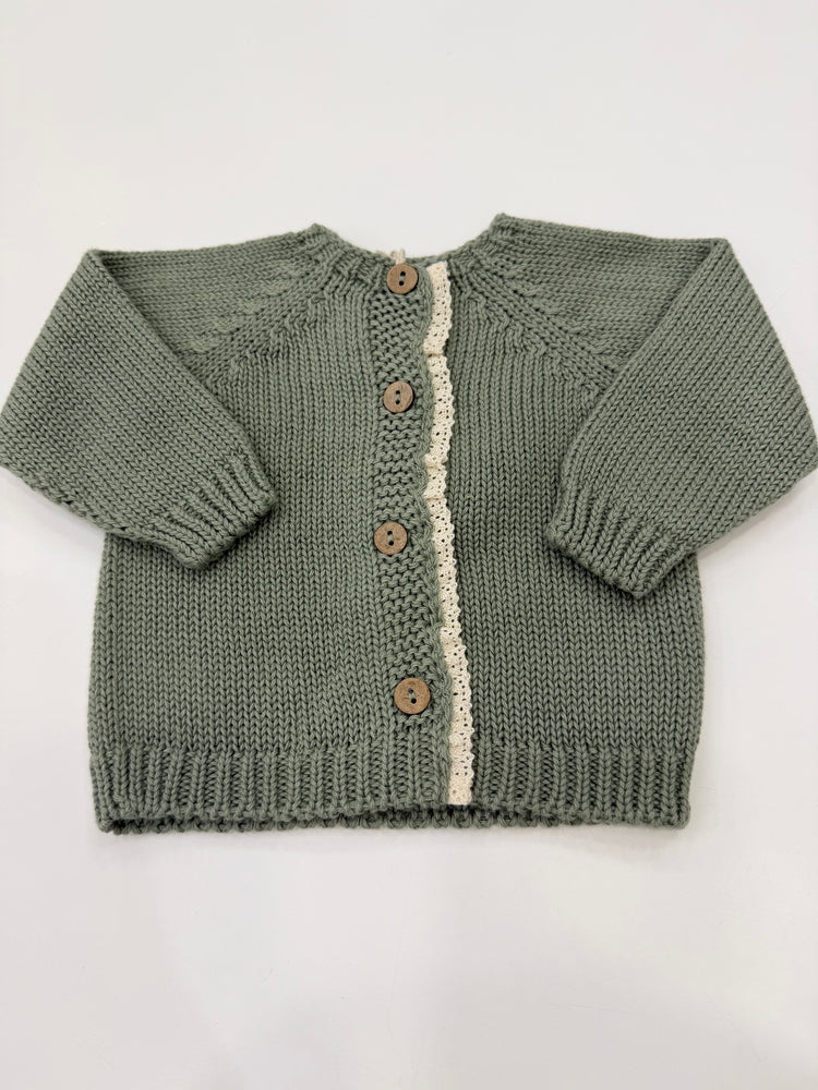 Cardigan green Li&me