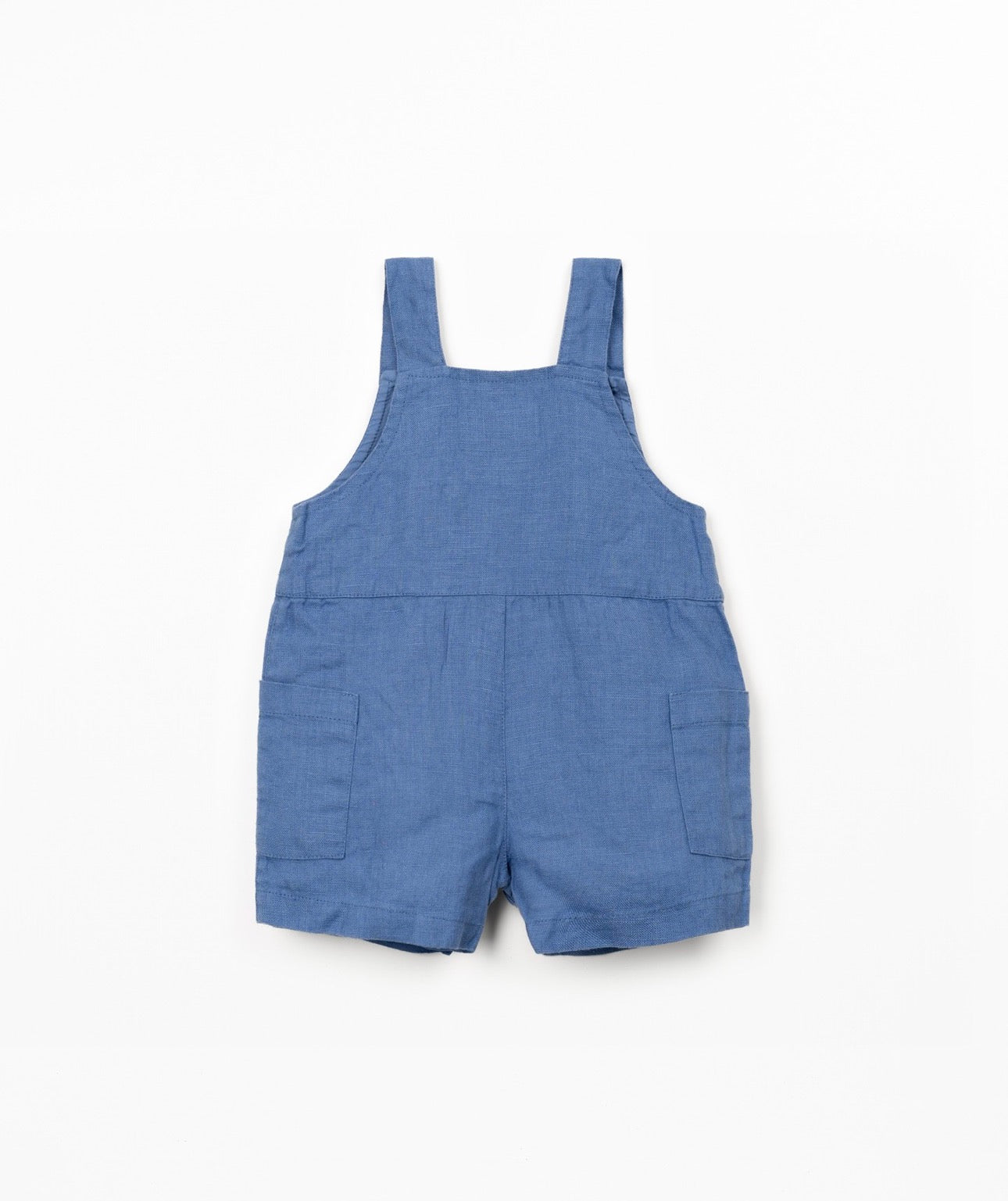 Salopette in Lino Blu