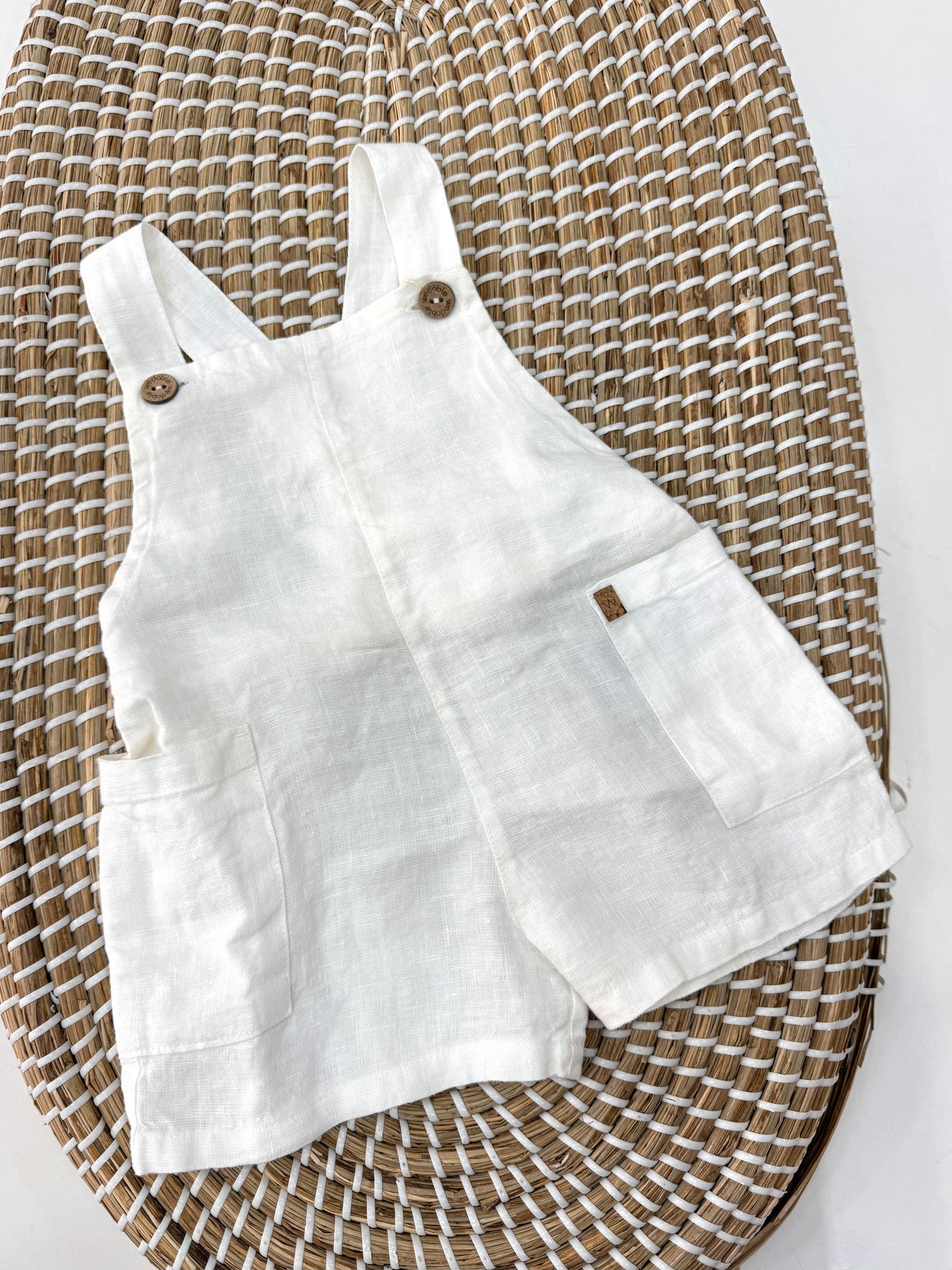 Salopette in lino