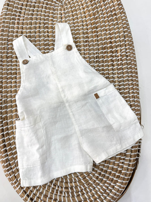Salopette in lino