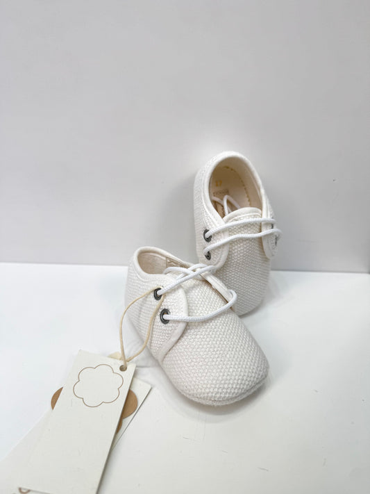 Scarpina Bianco Lacci