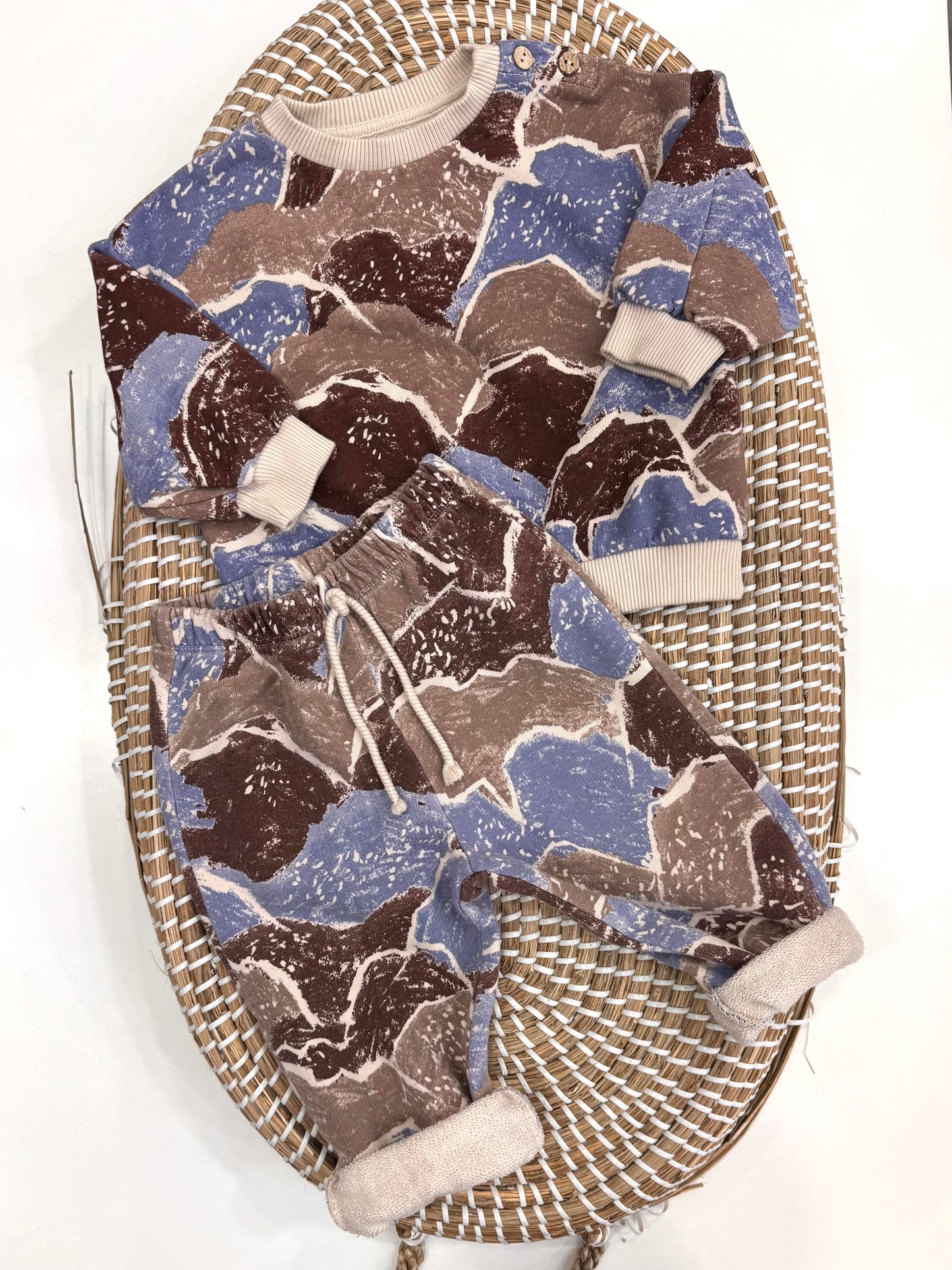 Tuta completa felpata-garzata