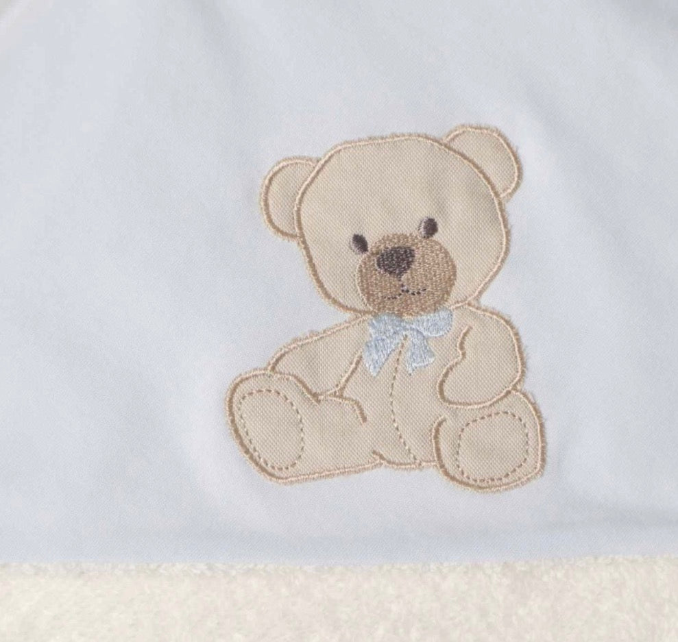 Accappatoio Teddy celeste