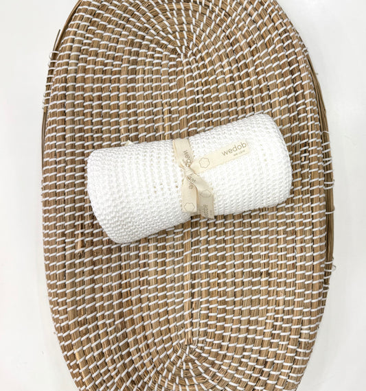 Scialle Uncinetto Bianco