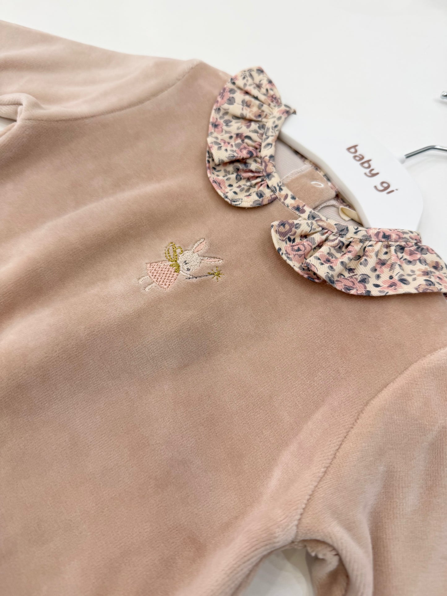 Tutina ciniglia BabyGi fatina fiori