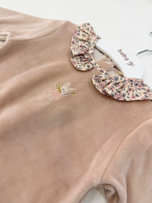 Tutina ciniglia BabyGi fatina fiori