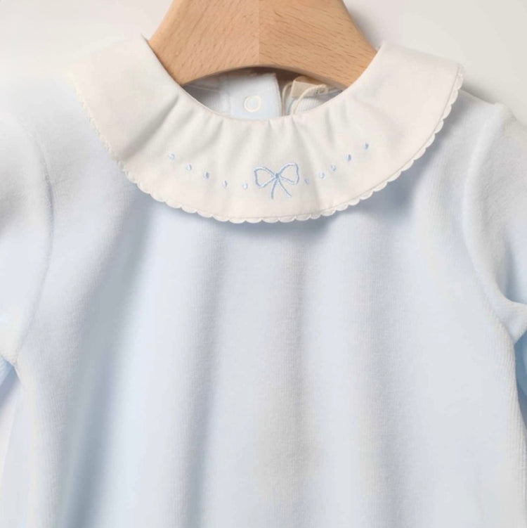 Tutina fiocco ricamato babygi